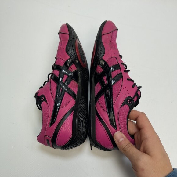 Asics Womens 8.5 US Rhythmic 2 Zumba / Training S385N Pink Casual Shoes Sneakers - Picture 10 of 14